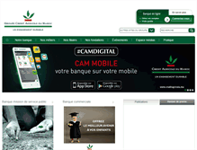 Tablet Screenshot of creditagricole.ma